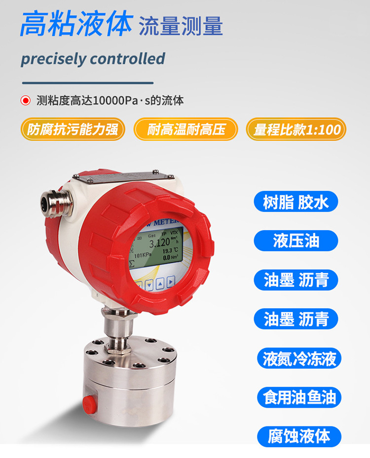圆齿轮容积式流量计产品图
